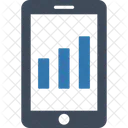 Grafico Movel Analise Negocios Ícone