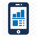 Grafico Movil Analisis De Datos Analisis En Linea Icono