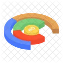 Grafico Numerico Grafico Matematico Grafico Circular Ícone