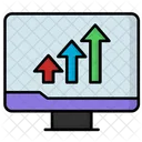 Grafico On Line Ícone