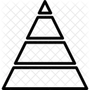Grafico Piramidal Grafico Analisis De Datos Icono