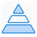 Diagrama piramidal  Icono