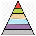 Grafico De Piramide Analise Estatistica Analise De Negocios Ícone