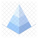 Grafico De Piramide Dados Estatisticas Ícone