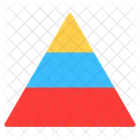 Grafico De Piramide Ícone