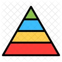 Grafico De Piramide Ícone