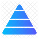 Grafico De Piramide Analise Relatorio Ícone