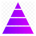 Grafico De Piramide Negocios SEO E Web Ícone