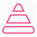 Grafico De Piramide Ícone