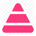 Grafico De Piramide Ícone