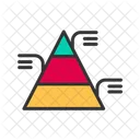 Grafico De Piramide Grafico Grafico Ícone