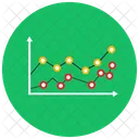 Grafico De Polilinha Grafico De Polilinha Analise De Dados Ícone