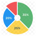 Grafico Circular Grafico Circular Grafico Moderno Icono