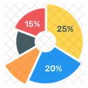 Grafico Circular Grafico Circular Grafico Moderno Icono