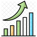 Grafico Subiendo Acciones Finanzas Icon