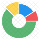 Grafico De Pizza Grafico Circular Analise De Dados Ícone