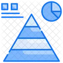 Gráfico triangular  Icon