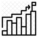 Gráfico arriba  Icono