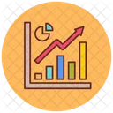 Gráfico para cima  Ícone