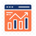 Informe Crecimiento Grafico Icono