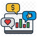 Desarrollo Analisis Redes Sociales Icono
