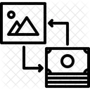 Graficos Dinheiro Marca Ícone