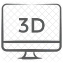 Gráficos por computadora en 3D  Icono