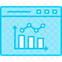 Gráficos de análise  Ícone
