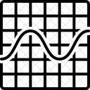 Grafico De Onda Sinusoidal Frecuencia Forma De Onda Icono