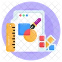 Muestras De Color Graficos Web Diseno De Sitios Web Icono