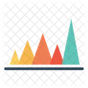 Diagramm Spitze Wert Symbol