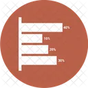 Balken Diagramm Vierzig Ícone