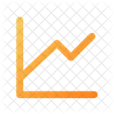 Grafik nach oben  Symbol