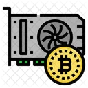 Grafik Karte Bitcoin Symbol