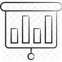 Statistik Geschaftsdiagramm Geschaftsanalyse Symbol