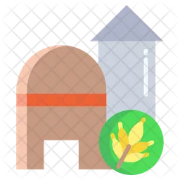 Grain Silo  Icon