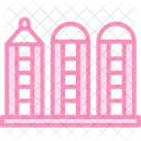 Grain Storage Facility Grain Silo Icon