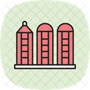 Grain Silo Storage Icon