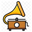 Plattenspieler Musik Player Recorder Symbol