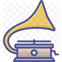 Grammophon Musik Player Rekorder Symbol