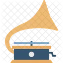 Grammophon Musik Player Rekorder Symbol