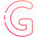 G Alfabeto Letra Icono