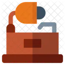 Gramófono antiguo  Icono