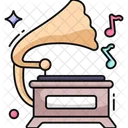 Turntable Gramophone Dj Music Icon
