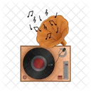 Gramophone Music Instrument Icon