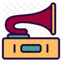 Gramophone Music Instrument Icon
