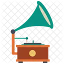 Gramophone Music Record Icon