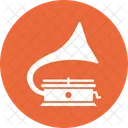 Gramophone Music Player Recorder Icon