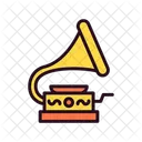 Gramophone Music Play Icon
