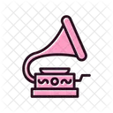 Gramophone Music Play Icon